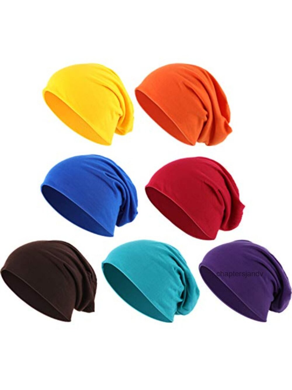 7 Pc Halloween Dwarf Gnome Hats Slouchy Beanie Cosplay Accessories